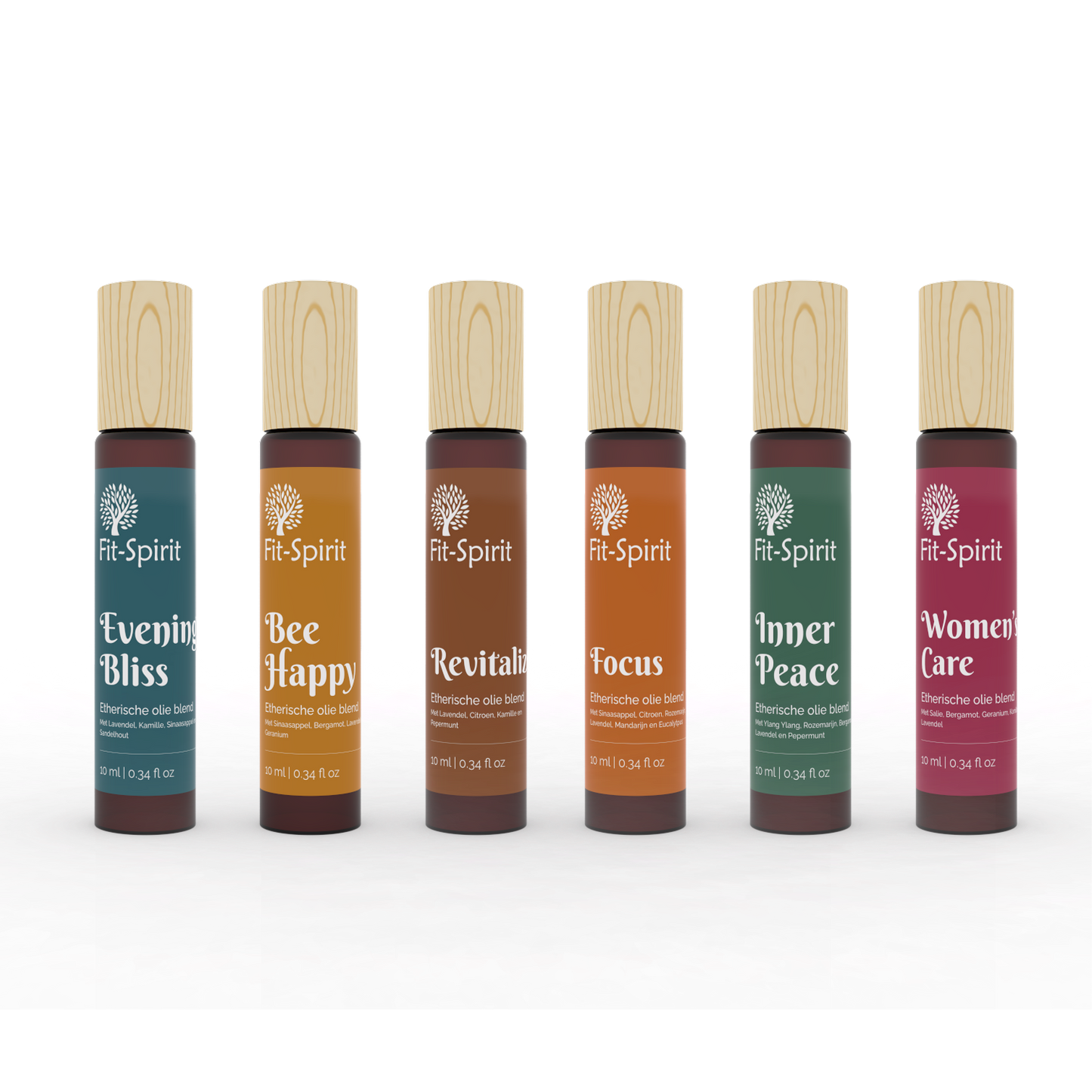 Set van 6 etherische oliën - 10ml