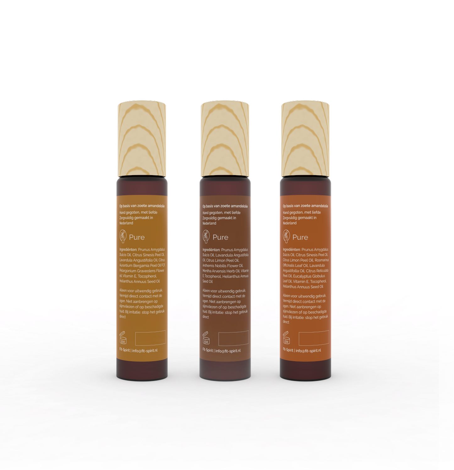 Set van 3 etherische oliën (keuze) - 10ml