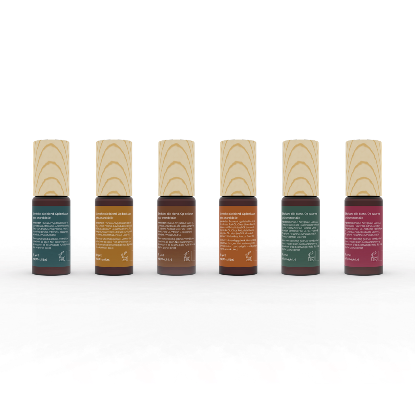 Set van 6 etherische oliën - 5ml