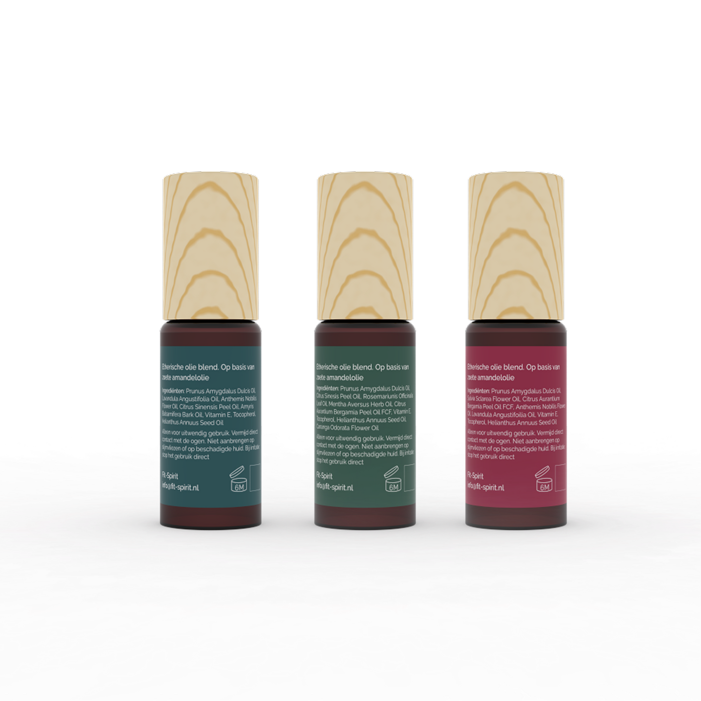 Set van 3 etherische oliën (keuze) - 5ml